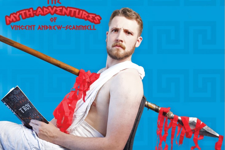 The Myth-Adventures of Vincent Andrew-Scammell - mobile banner - Q Theatre