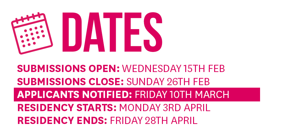 Q Residency Programme 2023 dates UPDATED - Q Theatre