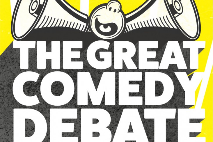 The Great Comedy Debate Banner Square