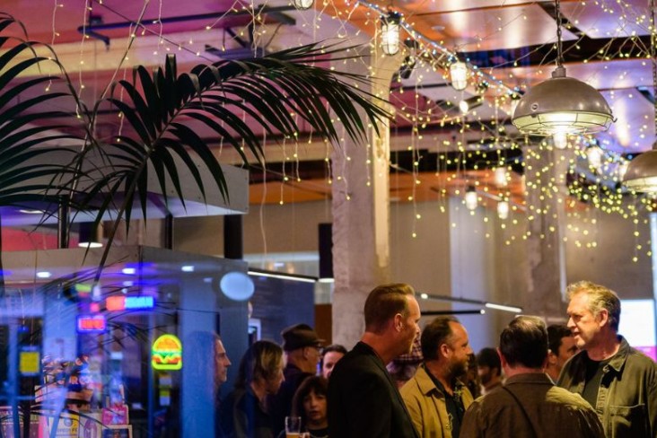 An image of a busy evening in Q Lounge