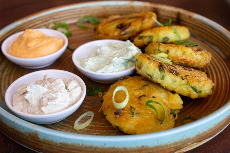 Autumn 2022 menu Latkes - Q Theatre