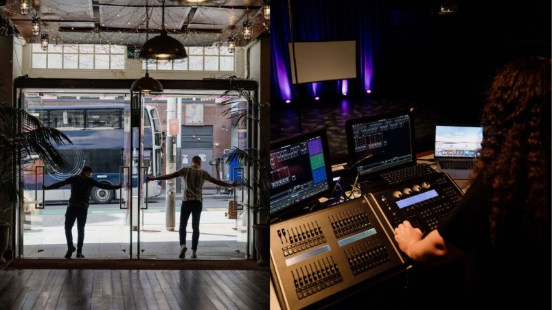 Q visitor experience team and backstage team