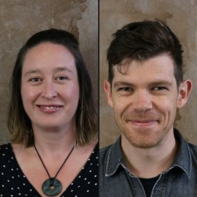 An image of Hannah Smith and Ralph McCubbin side by side