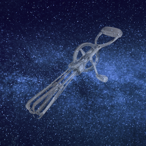 Egg Beater in Space