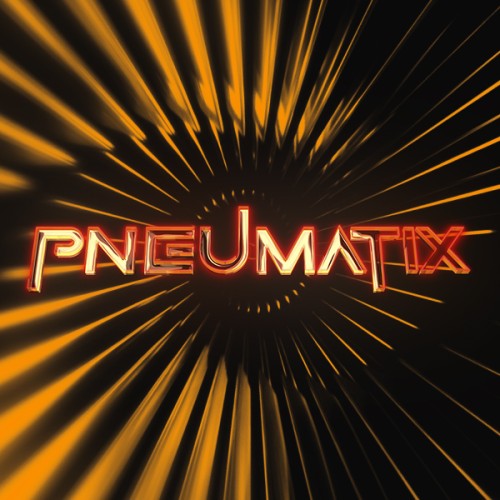 Pneumatix wording on a black background
