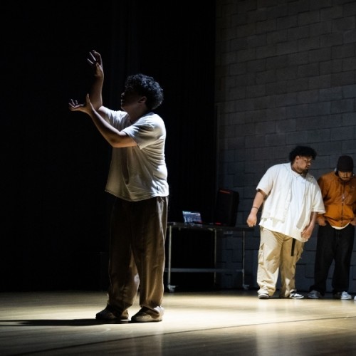 Dancers in rehearsal